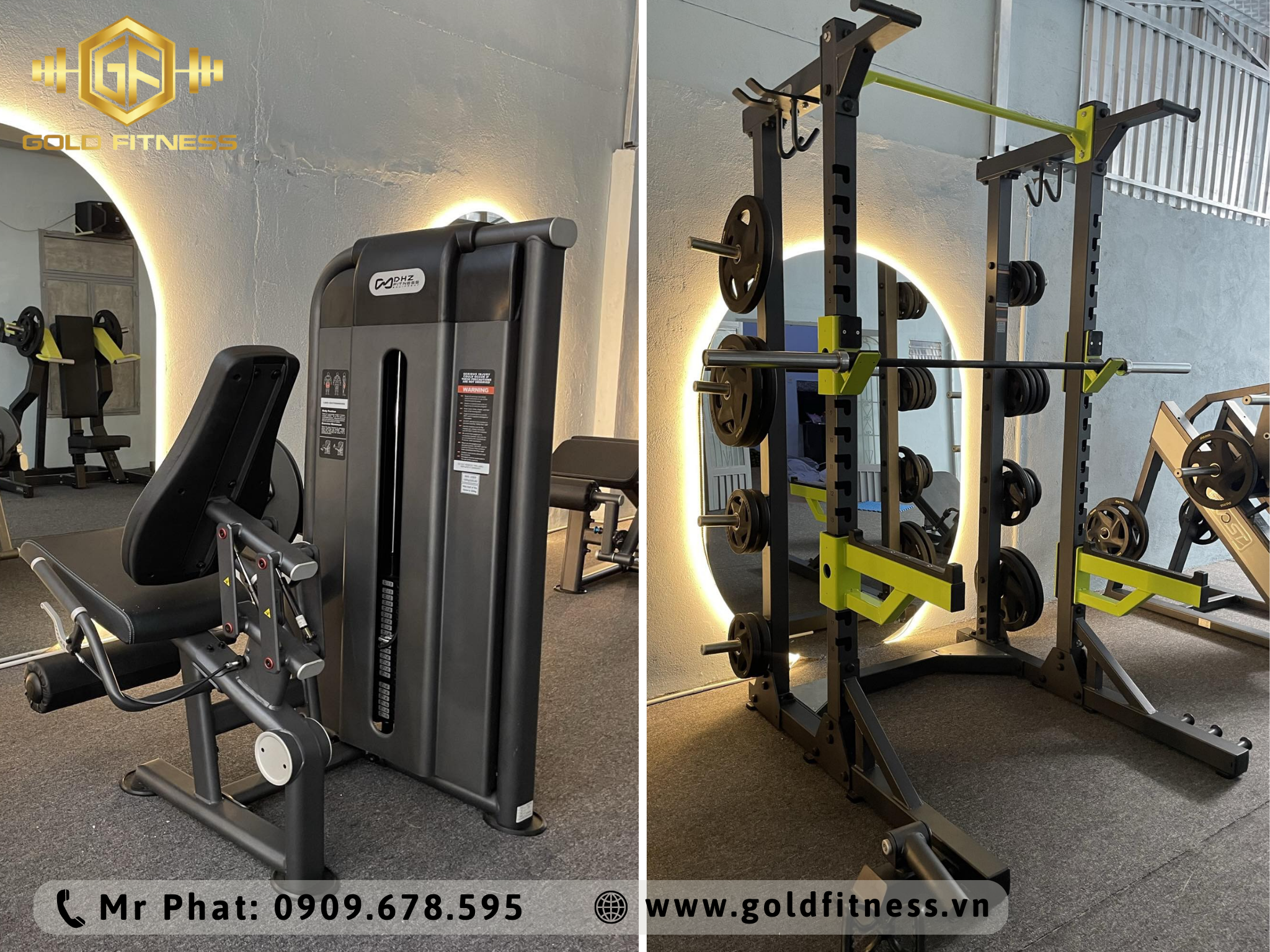 Gold Fitness chuyên setup phòng gym