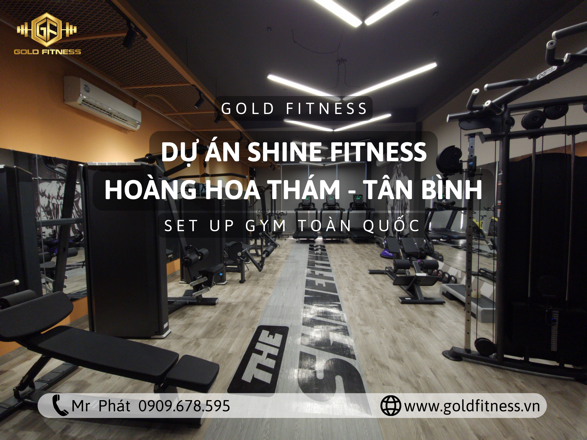 Dự Án SHINE FITNESS Hoàng Hoa Thám - Tân Bình