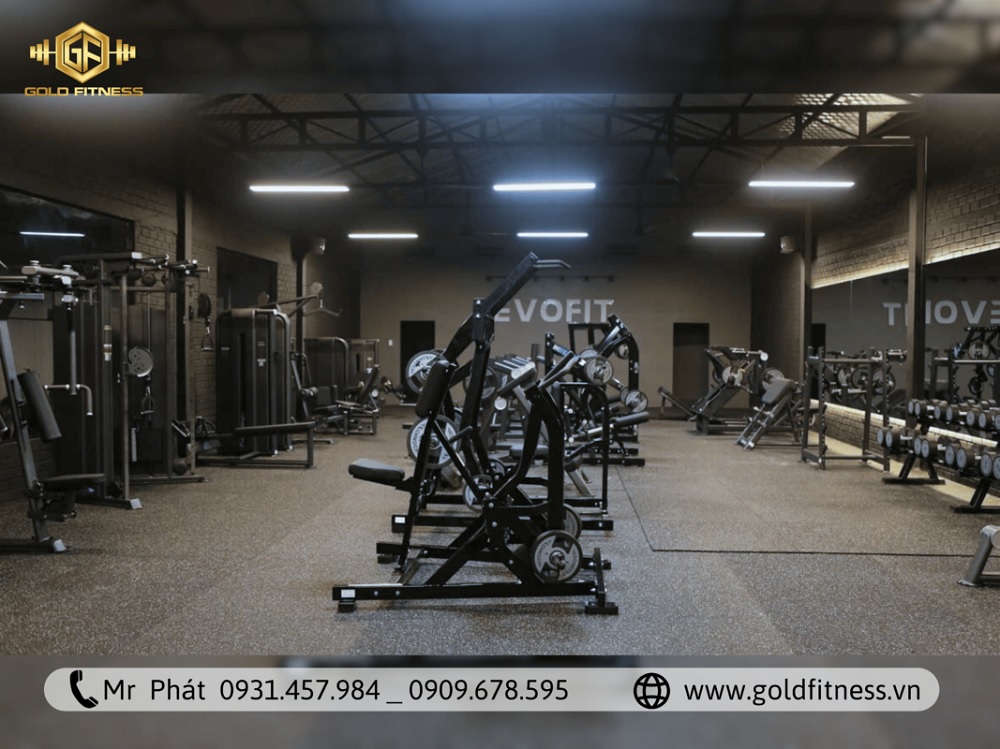 Thi công phòng tập gym tại nhà linh hoạt