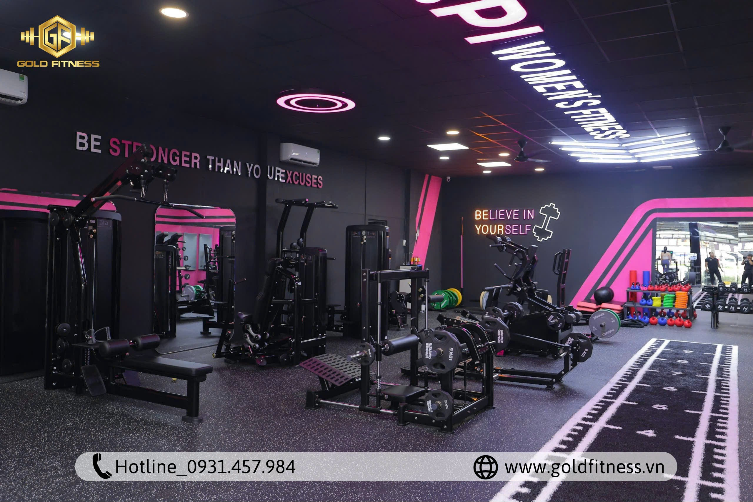 setup phòng gym tại Bình Dương