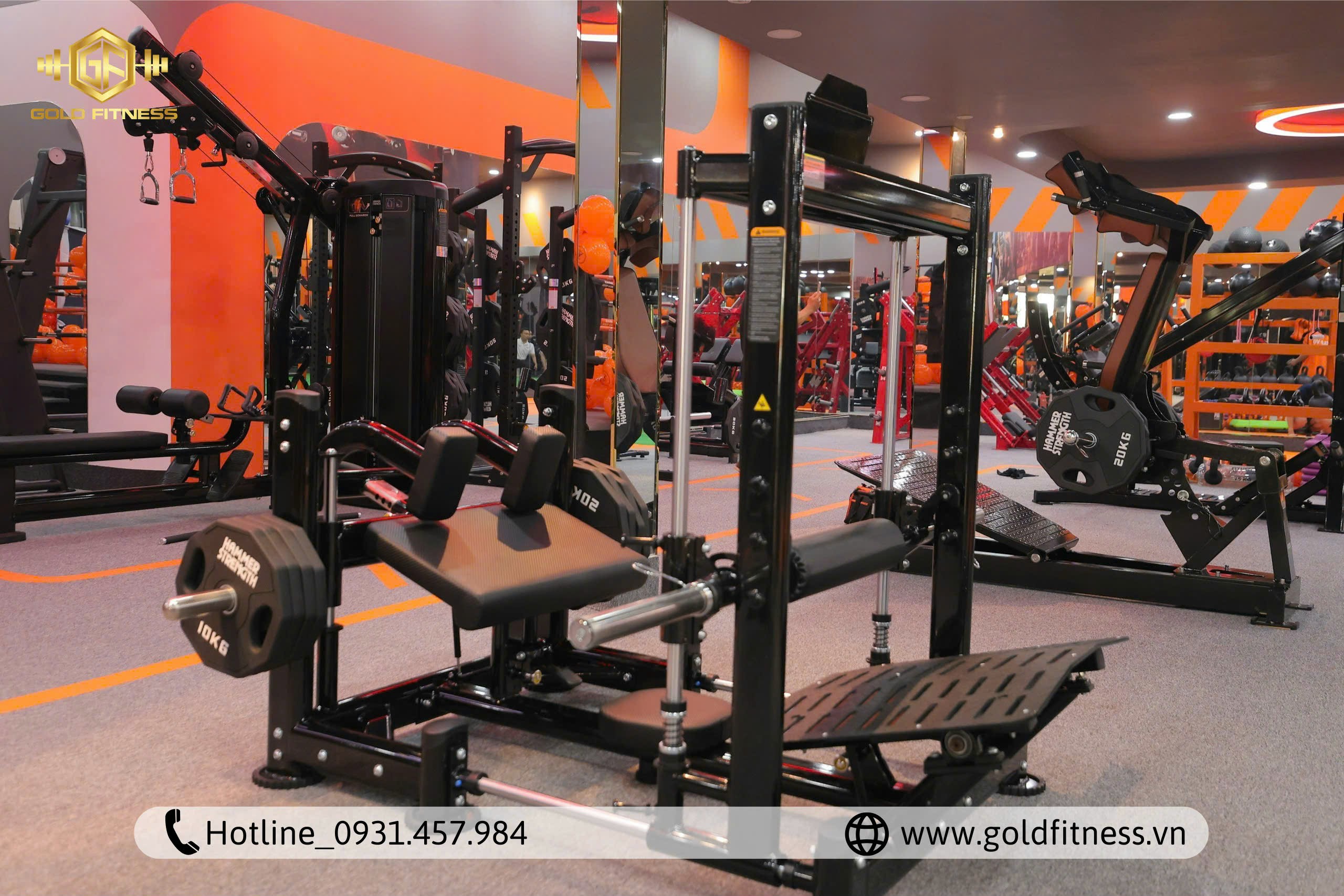 Setup phòng gym doanh nghiệp chuyên nghiệp tại GoldFitness.