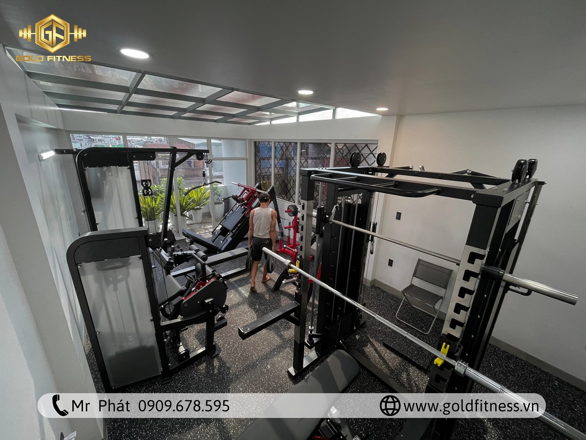 Phòng gym không gian mở: Trải nghiệm tập luyện đẳng cấp, đầy cảm hứng.