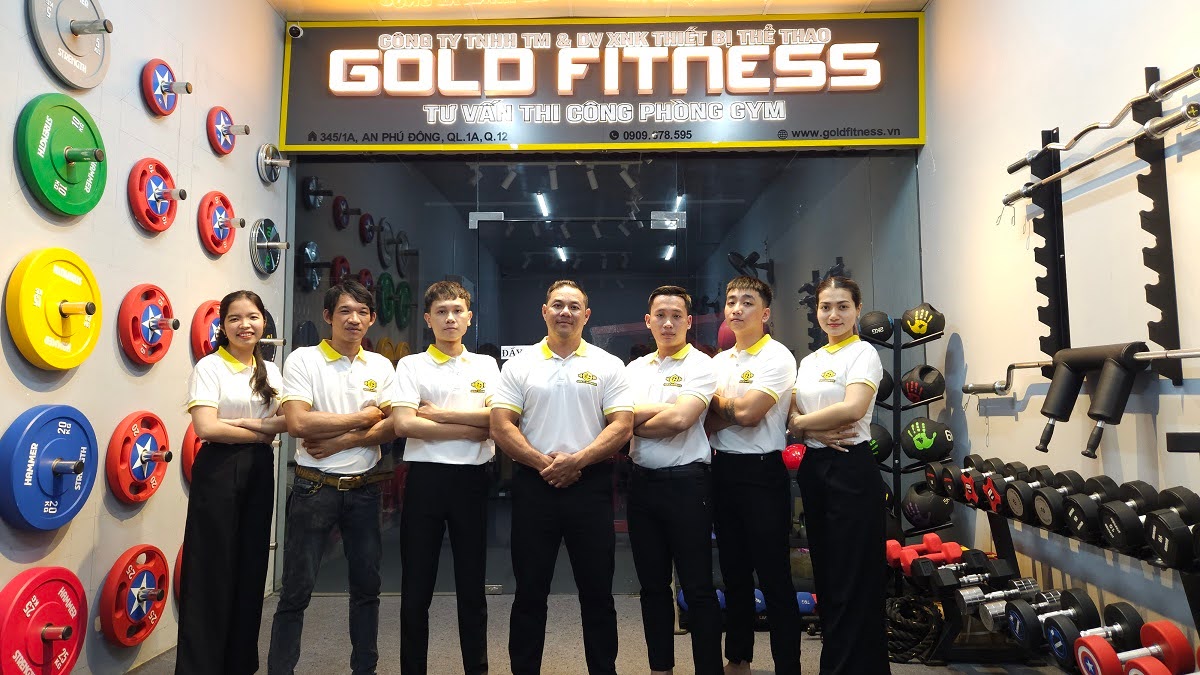 GoldFitness - Đơn vị setup phòng gym chuyên nghiệp 