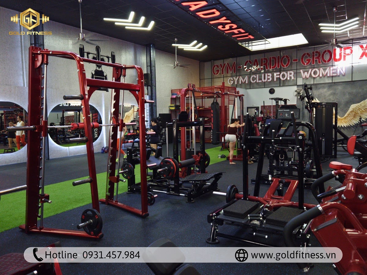 Phân khu chức năng khi thiết kế phòng gym 100m2