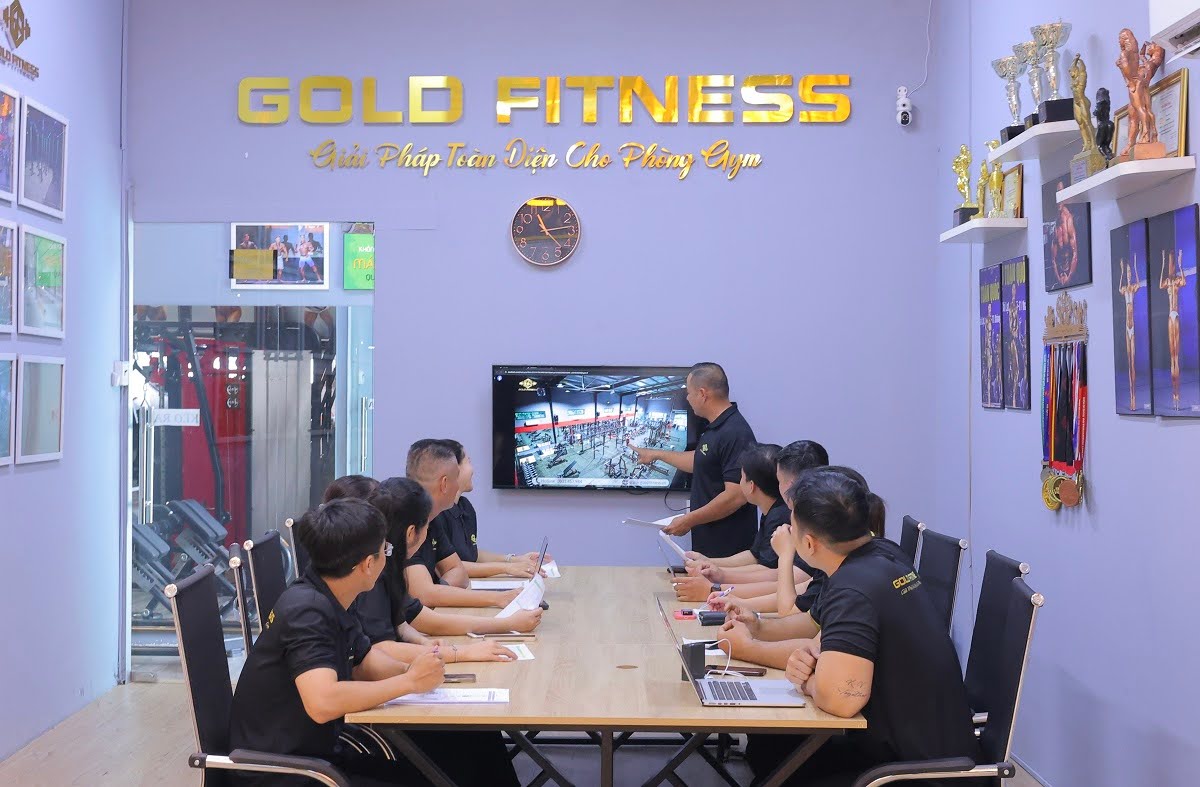 Quy trình setup phòng gym private chuyên nghiệp từ GoldFitness. 