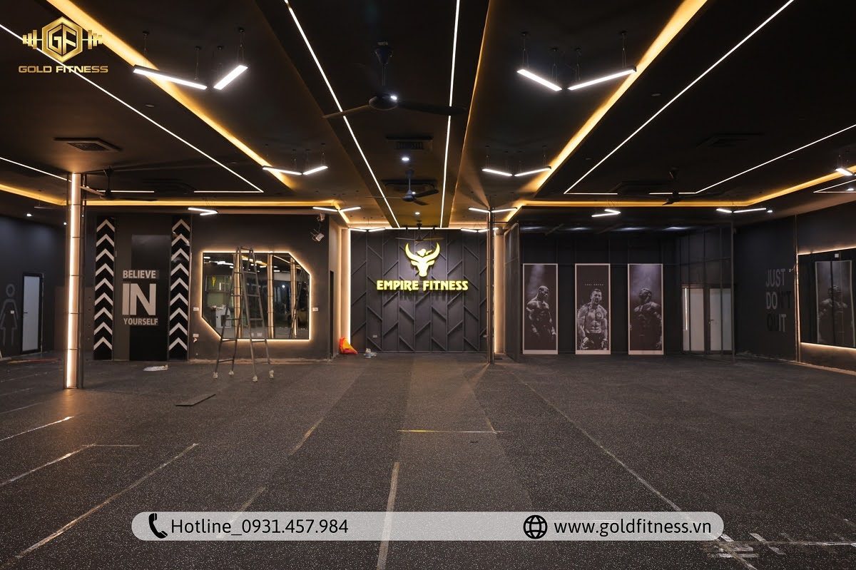 Thi công sàn cao su EPDM đúng kỹ thuật Gold Fitness