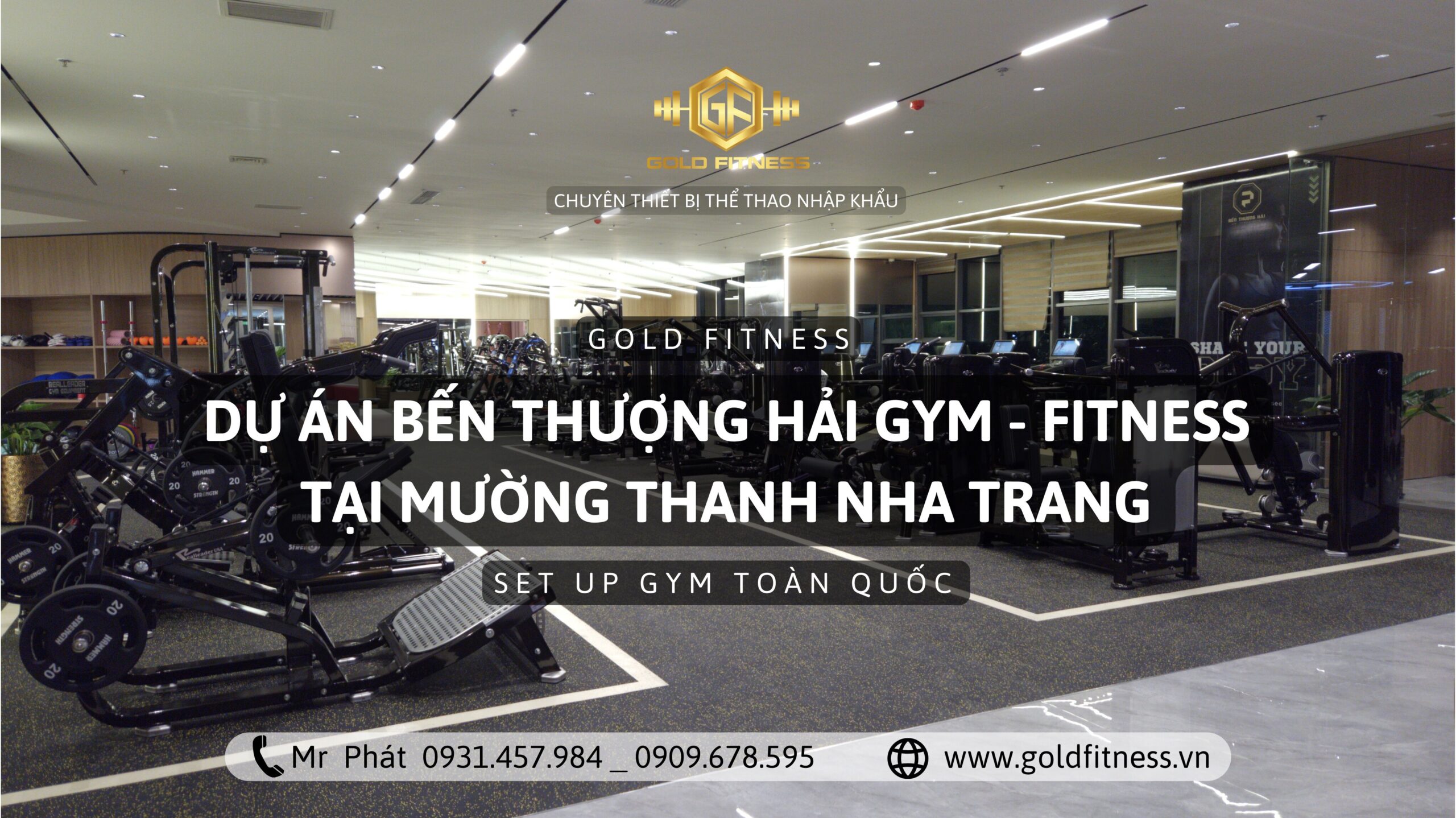 Giới Thiệu Dự Án "BẾN THƯỢNG HẢI GYM - FITNESS CENTER" tại Nha Trang: Dịch Vụ Thi Công Phòng Gym Cao Cấp