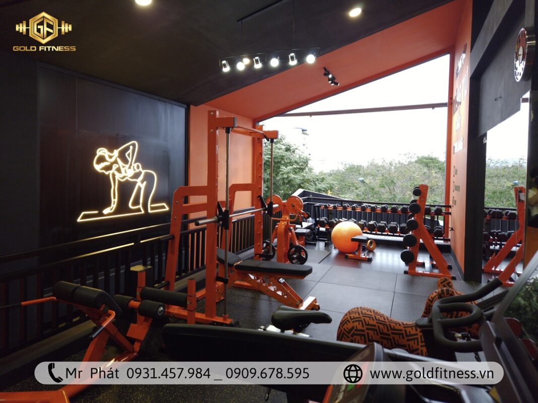 Thi công phòng gym Hồ Chí minh đẳng cấp, thu hút khách tại GoldFitness